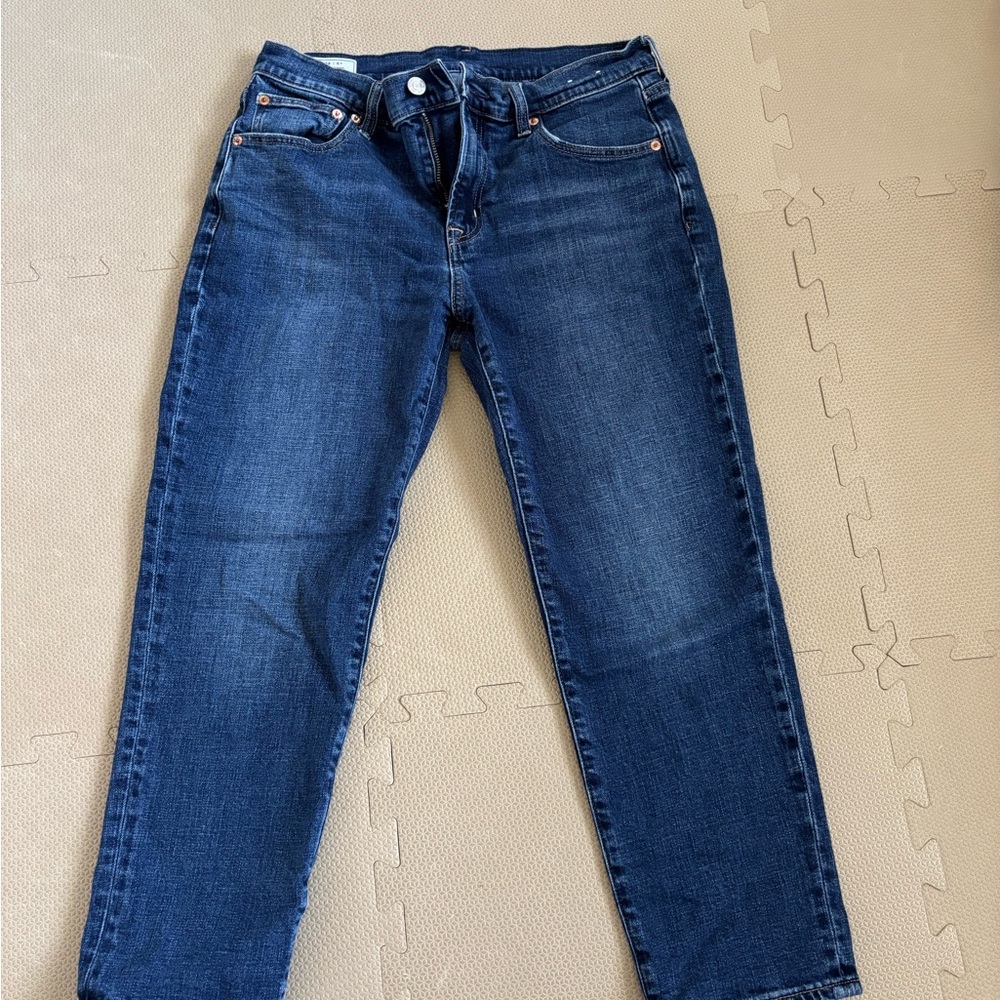 GAP Women's Cropped Blue Jeans